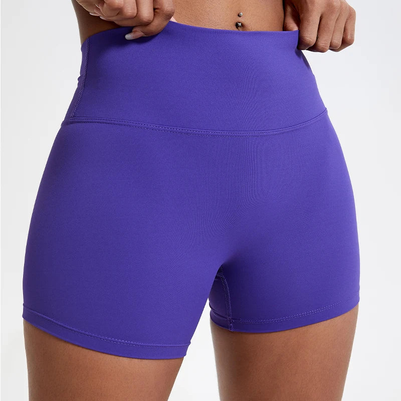 Shorts Feminino Fitness Compressão Cintura Alta