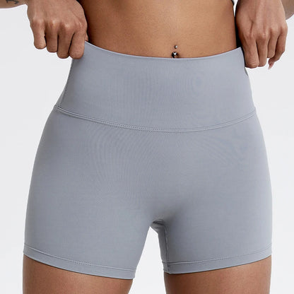Shorts Feminino Fitness Compressão Cintura Alta