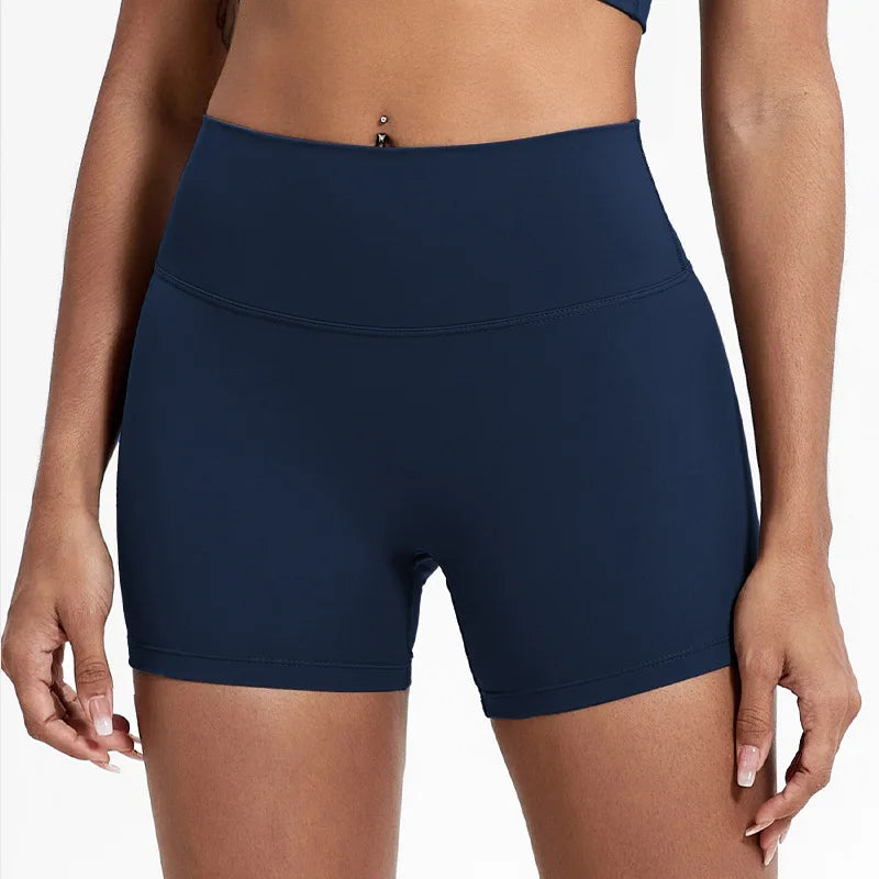 Shorts Feminino Fitness Compressão Cintura Alta
