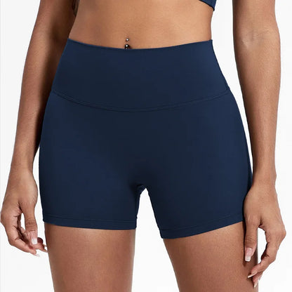 Shorts Feminino Fitness Compressão Cintura Alta
