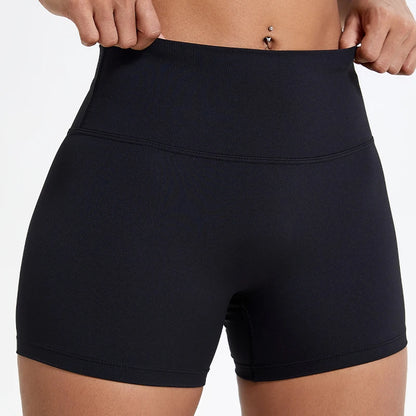 Shorts Feminino Fitness Compressão Cintura Alta