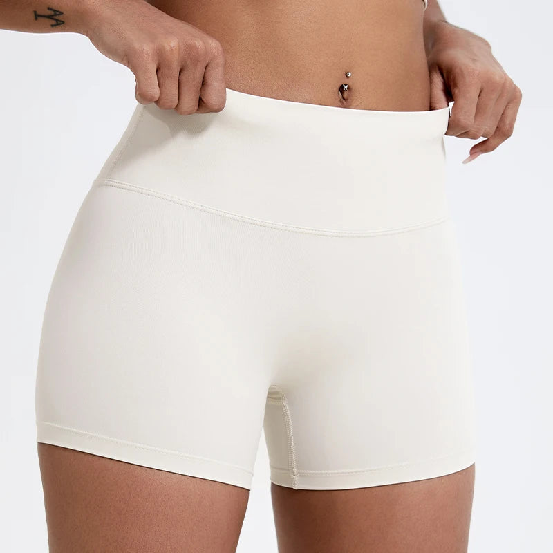 Shorts Feminino Fitness Compressão Cintura Alta