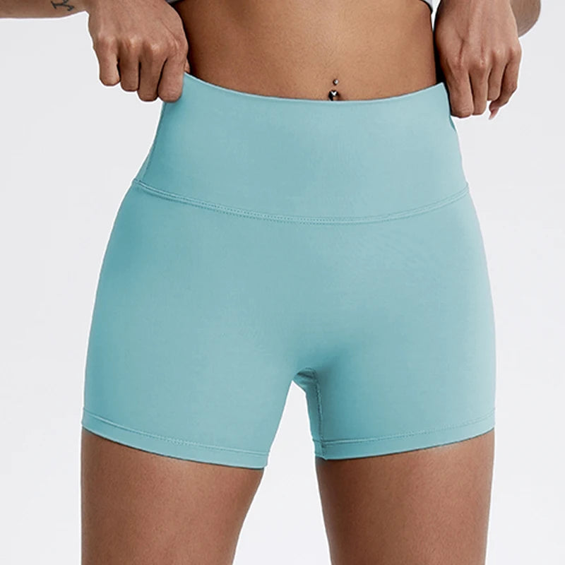 Shorts Feminino Fitness Compressão Cintura Alta