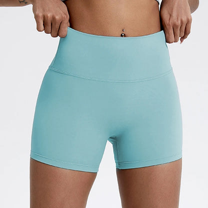 Shorts Feminino Fitness Compressão Cintura Alta