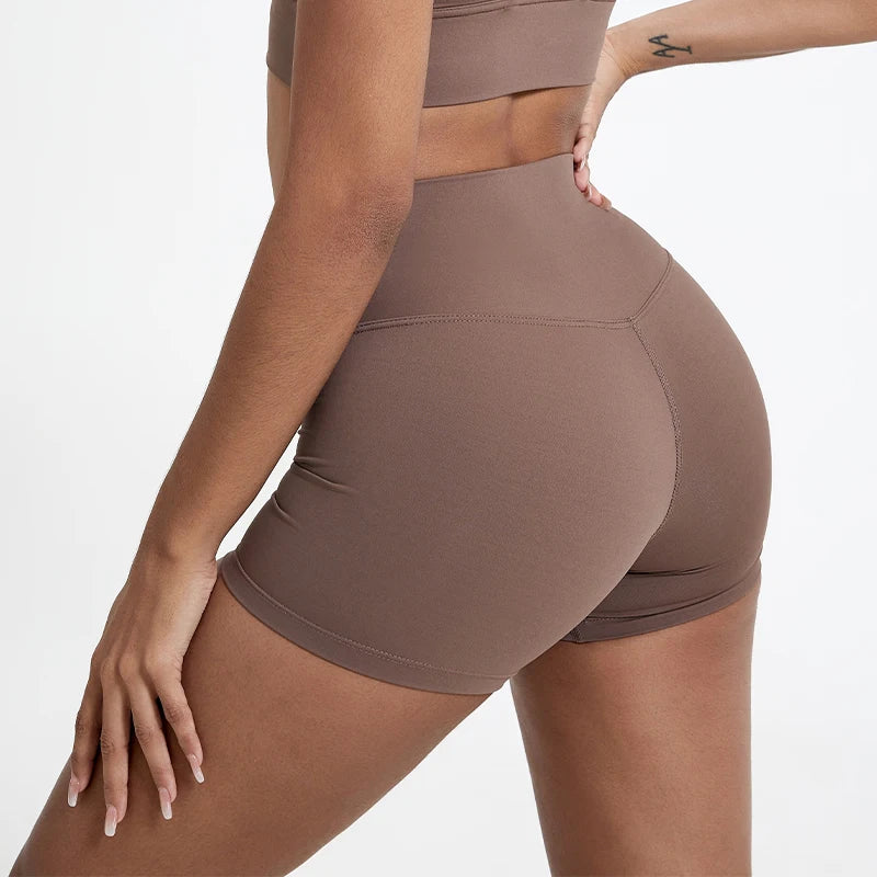 Shorts Feminino Fitness Compressão Cintura Alta