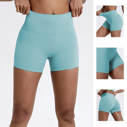 Shorts Feminino Fitness Compressão Cintura Alta