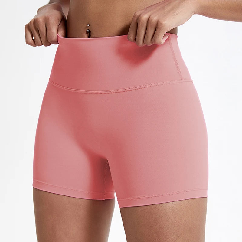 Shorts Feminino Fitness Compressão Cintura Alta